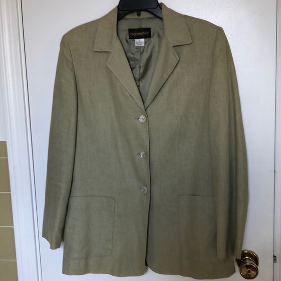 VTG Requirements Linen Blend Blazer size 8 - Picture 3 of 9